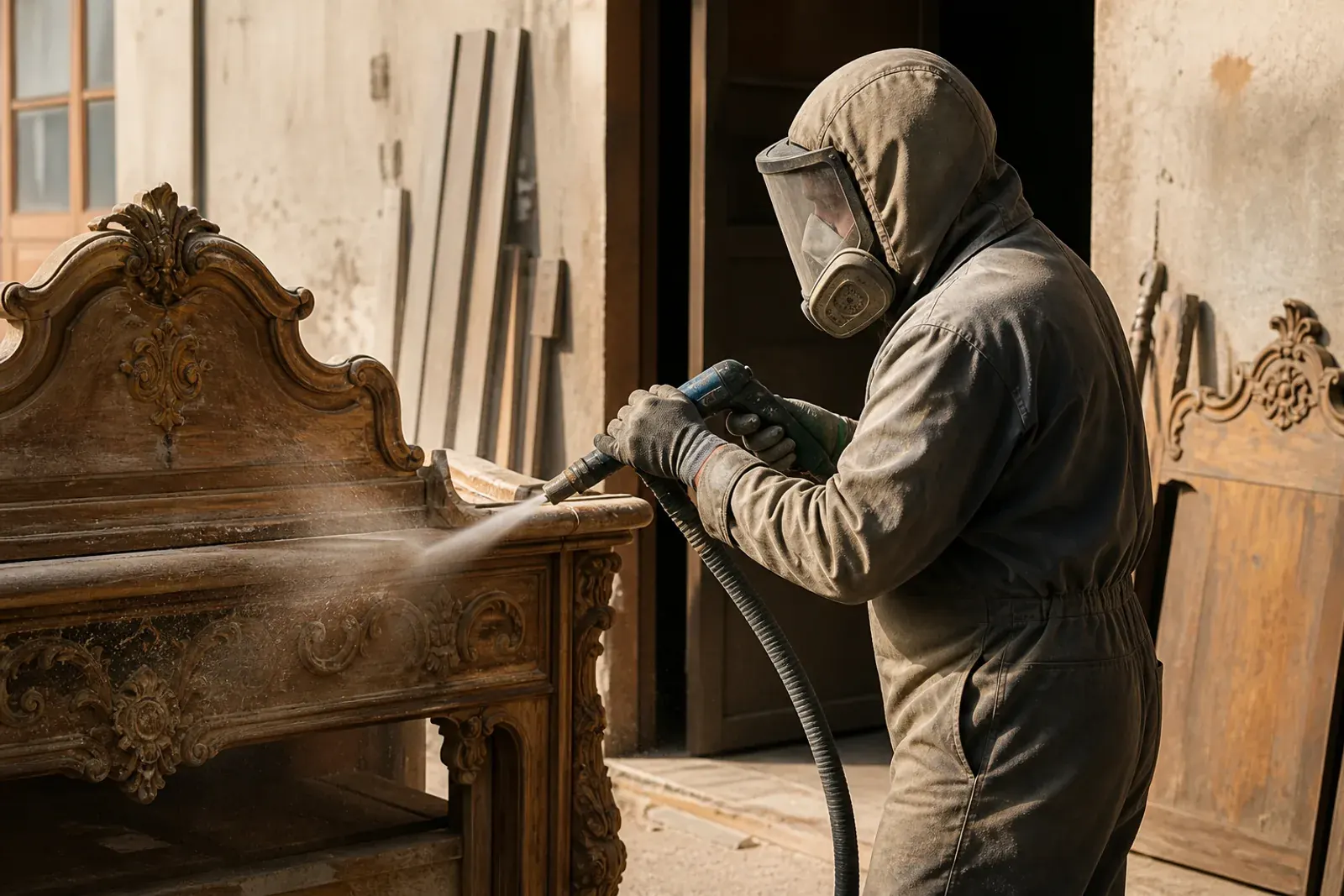 Sabbiatura legno