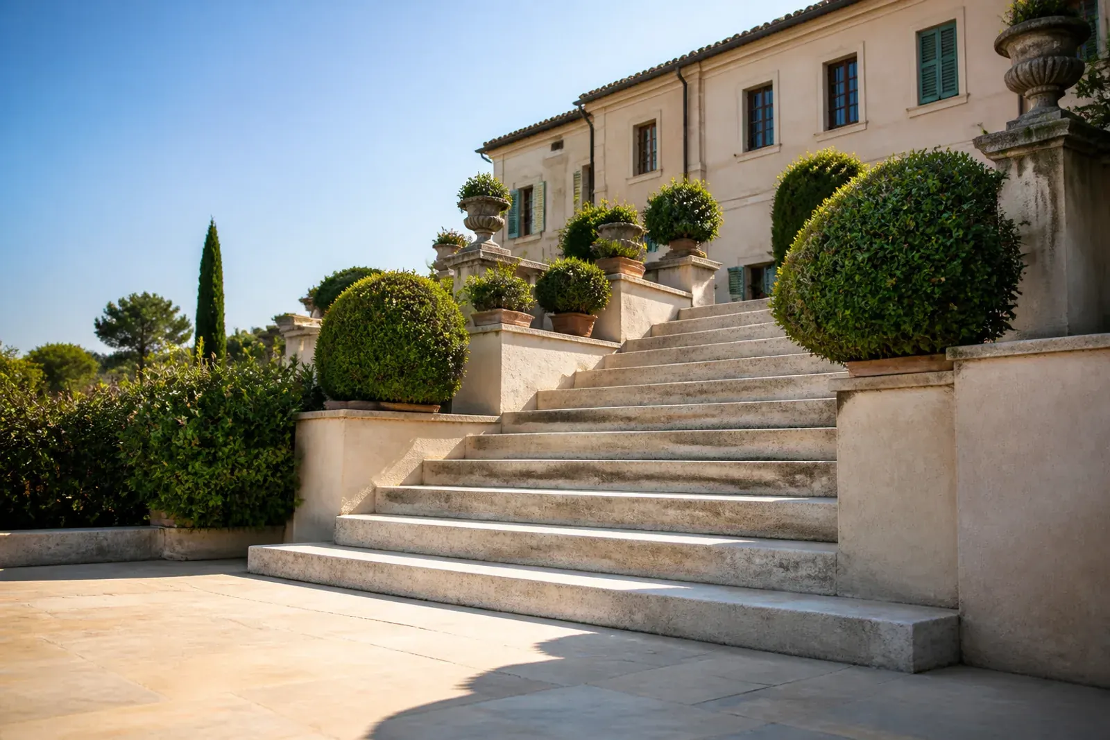 Gradini in pietra restaurati nel territorio servito da Ruvesta