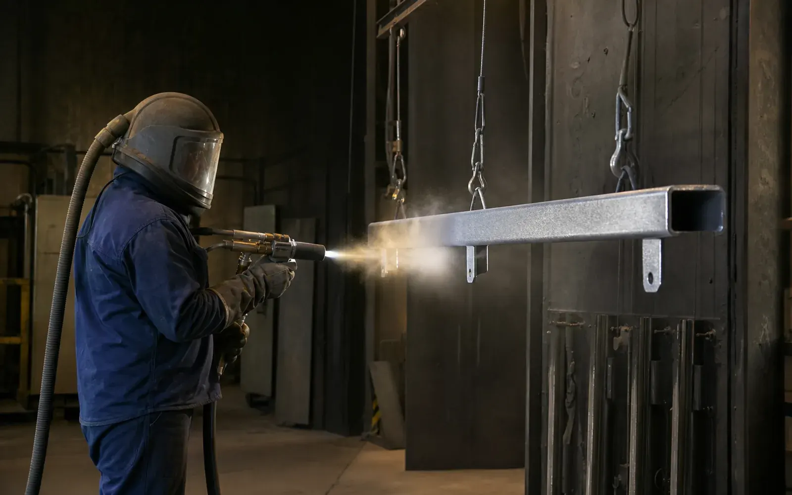 Metallizzazione con zinco per proteggere un manufatto metallico