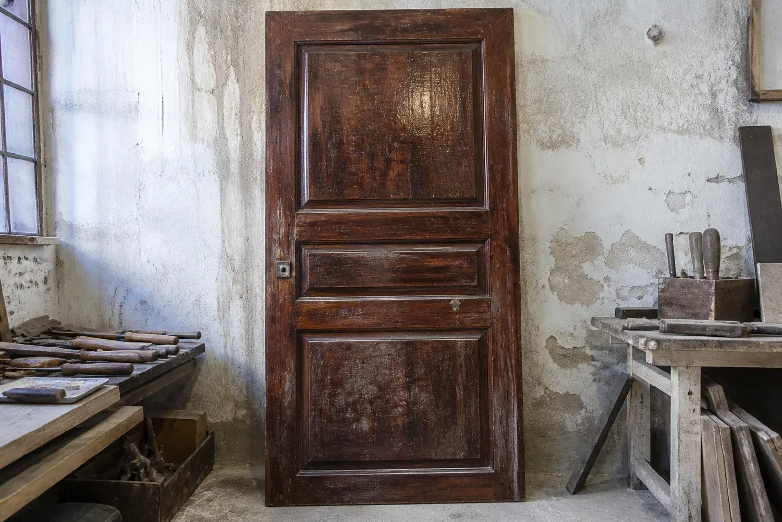 Prima: Sabbiatura legno: prima e dopo l'intervento