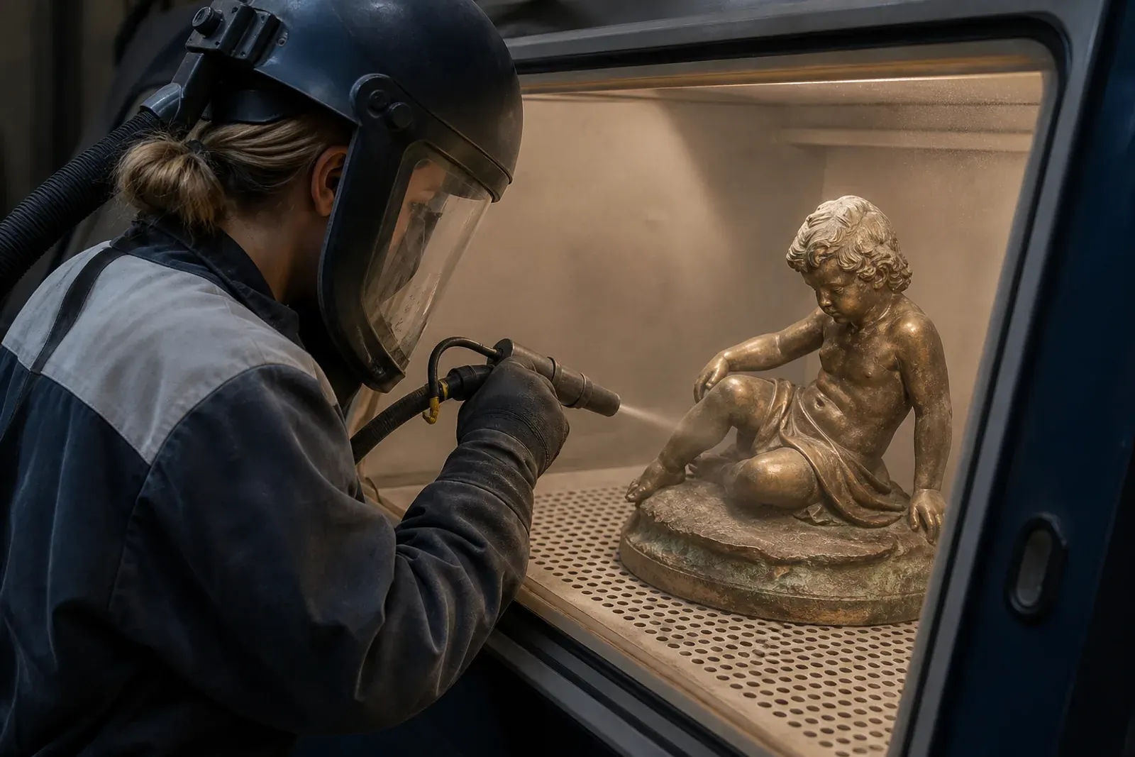 Prezzi sabbiatura metalli 2026: ferro, inox, alluminio, ghisa, zincato e ottone
