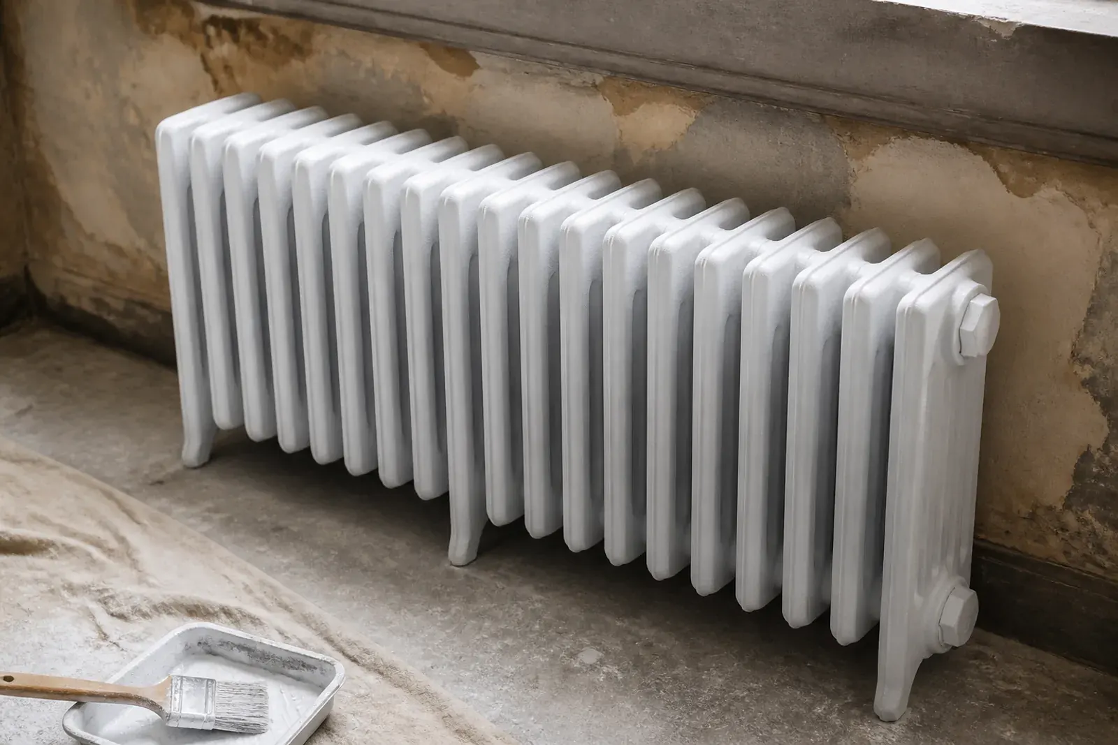 Restauro termosifoni: primer su un termosifone in ghisa